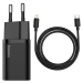 Nabíjačka Baseus Super Si Quick Charger 1C 20W with USB-C cable for Lightning 1m (black) (695315
