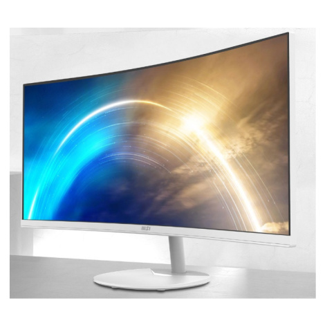 MSI monitor PRO MP341CQW, 34" zakrivený /3440x1440 (UWQHD)/VA LED/1ms/3000:1/300cd/m2/100Hz /2 x