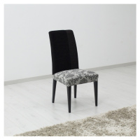 Forbyt Napínací poťah na sedák stoličky Istanbul sivá, 45 x 45 cm, sada 2 ks
