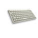 CHERRY klávesnice G84-4100 COMPACT KEYBOARD, lehká, USB, EU, bílá