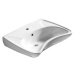 ISVEA - HANDICAP keramické umývadlo pre telesne postihnutých, 59,5x45,6cm, biela (3001) 10TP6006