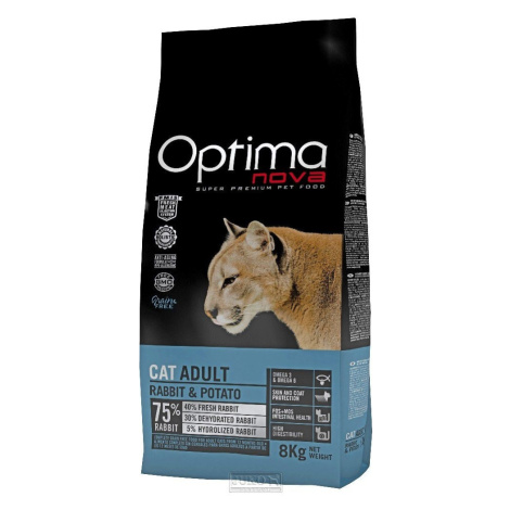 OPTIMAnova Cat Adult Rabbit/Potato Grain-free - 8kg