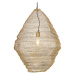 Orientálna závesná lampa zlatá 60 cm - Nidum