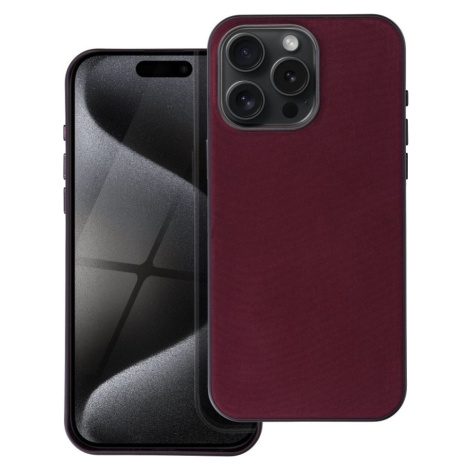 Plastové puzdro na Apple iPhone 11 Woven Mag Cover bordové