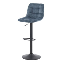 Sconto Barová stolička BRIANA modrá/čierna