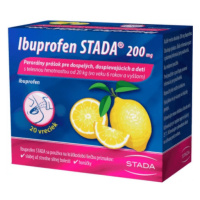 Ibuprofen STADA 200 mg perorálny prášok plv por 20