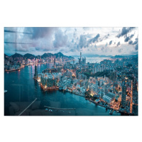 Sklenený obraz 70x50 cm Hongkong - Wallity