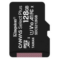 Pamäťová karta 128 GB microSDHC Kingston Canvas Select Plus Class 10 bez adaptéra