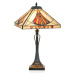 Pôvabná stolová lampa AMALIA v Tiffanyho štýle