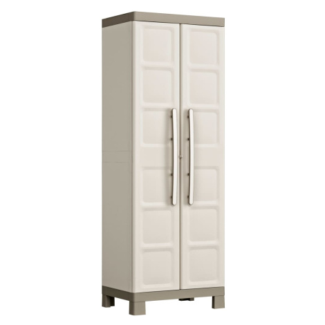 Keter Skladovacia skrinka+police Excellence, béžovo sivohnedá 182 cm