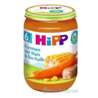 HiPP Bio príkrm mrkva s kukuricou a teľacím mäsom 190g