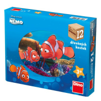 Dino Drevené kocky Nemo 12 ks