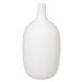 Biela keramická váza Blomus, výška 21 cm