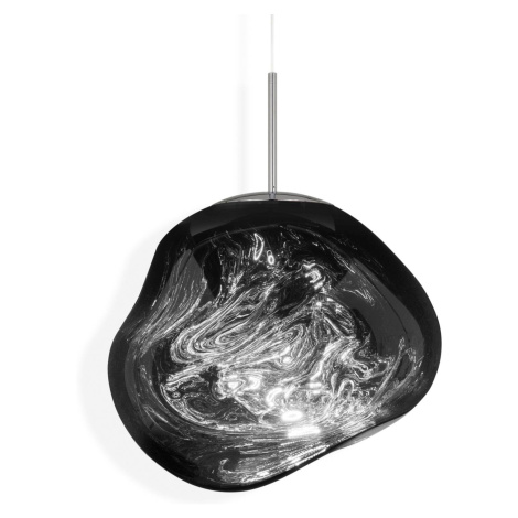 Tom Dixon LED závesná lampa Melt, Ø 50 cm, chróm, plast