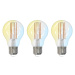 LUUMR Smart LED, E27, 7W, ZigBee, Tuya, Philips Hue, sada 3 ks