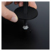 Čierne LED závesné svietidlo so stmievačom s kovovým tienidlom ø 43 cm Asteria Plus Medium – UMA