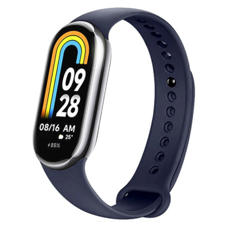 Xiaomi Mi Smart Band 8 / 9, silikónový remienok, nastaviteľný, TP IconBand, tmavomodrý