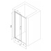 MEXEN - Apia posuvné sprchové dvere 100, transparent, čierna 845-100-000-70-00