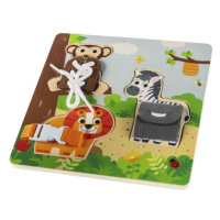 Drevené montessori puzzle, Wood