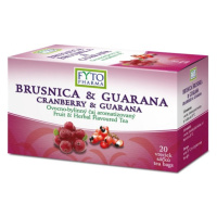 FYTO PHARMA Brusnica & guarana ovocno-bylinný čaj v nálevových vrecúškach 20 x 2 g