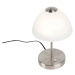 Dizajnová stolová lampa oceľová stmievateľná vrátane LED - Joya