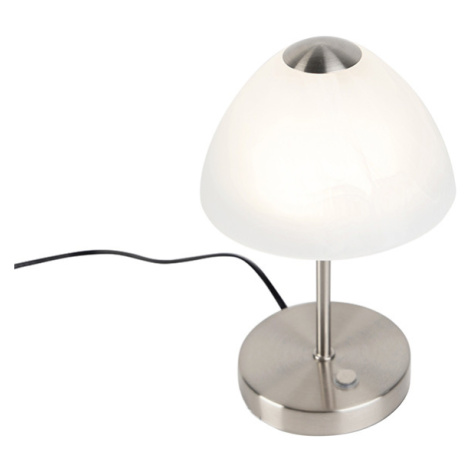 Dizajnová stolová lampa oceľová stmievateľná vrátane LED - Joya TRIO
