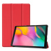 Samsung Galaxy Tab A 10.1 (2019) SM-T510 / T515, puzdro s priečinkom, Trifold, červené