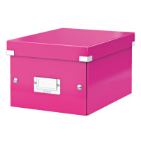 LEITZ Univerzálna krabica Click&Store, veľkosť S (A5), ružová