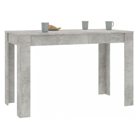 Jedálenský stôl 120x60 cm Dekorhome Betón,Jedálenský stôl 120x60 cm Dekorhome Betón vidaXL