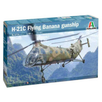 Model Kit vrtulník 2774 - H-21C Flying Banana GunShip (1:48)