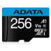 ADATA MicroSDHC karta 256GB UHS-I Class 10, Premier + adaptér