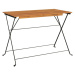 vidaXL SkladacĂ­ bistro stolĂ­k 100x54x71 cm akĂˇciovĂ˝ masĂ­v a oceÄľ