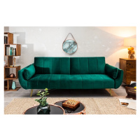 Estila Dizajnová smaragdová sedačka Domingo 215cm