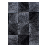 Kusový koberec Plus 8003 black - 80x300 cm Ayyildiz koberce