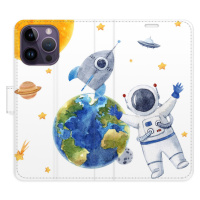 Flipové puzdro iSaprio - Space 06 - iPhone 14 Pro Max