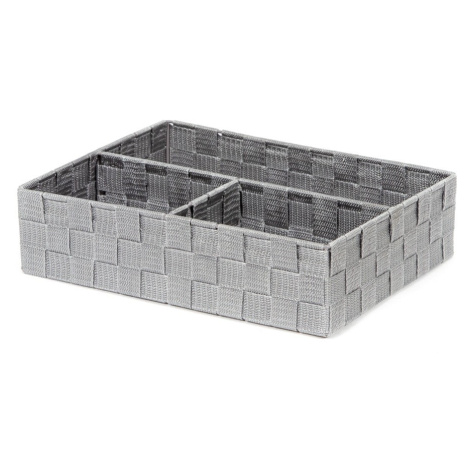 Sivý kúpeľňový organizér Compactor Stan, 32 x 25 cm