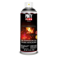 PINTY PLUS TECH - Žiaruvzdorná farba v spreji 400 ml strieborný