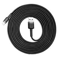 Kábel Baseus Cafule USB Lightning Cable 2A 3m (Black+Gray) (6953156296305)