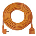 EMOS Predlžovací kábel 30 m / 1 zásuvka / oranžový / PVC / 230 V / 1,5 mm2, 1901013000