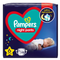 PAMPERS Night Pants S6, 15+ kg, 19 ks