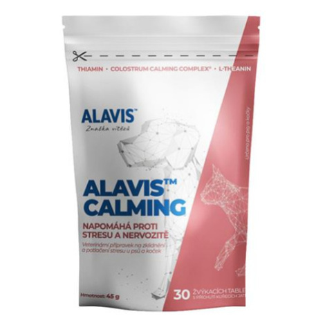 ALAVIS CALMING EXTRA SILNÝ žuvacie tablety pre psy a mačky 30ks