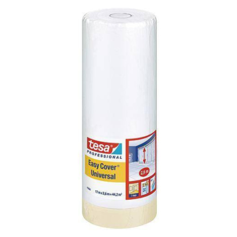 Fólia tesa® Pro Easy Cover® Universal, s páskou, 2600 mm, L-17 m, transparentná