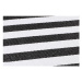 Čierno-biely koberec vhodný do exteriéru Narma Birkas, 70 × 100 cm