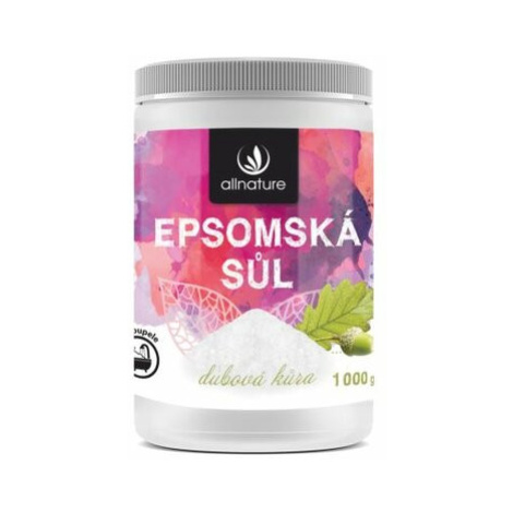 Allnature Epsomská sůl Dubová kůra 1000 g