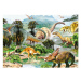 Dino život dinosaurov 100XL Puzzle