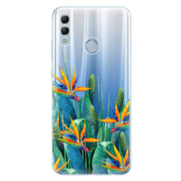 Odolné silikónové puzdro iSaprio - Exotic Flowers - Huawei Honor 10 Lite