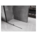 MEXEN/S - Velár posuvné sprchové dvere Walk-in 130, transparent, čierna 871-130-000-03-70