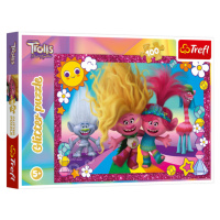 Trefl Puzzle 100 Glitter - Trblietaví Trollovia / Universal Trolls 3 (2023)