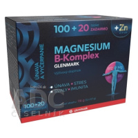 Magnesium B-Komplex GLENMARK + Zinok 120TBL