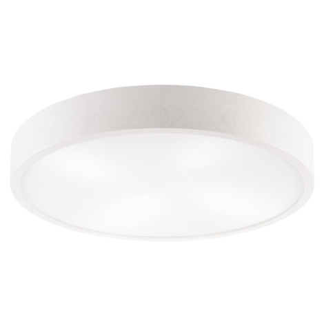 Biele stropné svietidlo so skleneným tienidlom ø 58 cm Eveline – LAMKUR